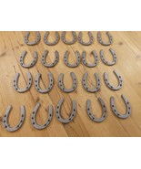 20 PCS CAST IRON SMALL HORSESHOE 3 1/2&quot; x 2 3/4&quot; Horse Nick Nack **SOME ... - $679.38 MXN