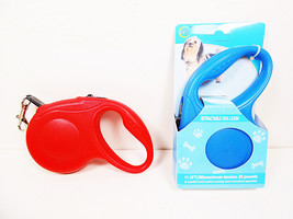Retractable Dog Leash Small Dogs Puppy Pet Cat Leashes 25lbs Red Blue Black 1pc. - £6.02 GBP