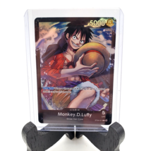 Monkey.D.Luffy - ST08-001 - Leader - Foil - NM- English - One Piece Card... - $4.90