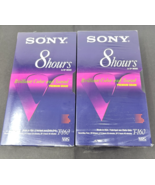 2-pack Sony 8-Hour (EP) Premium Grade T160 Blank Recordable VHS Sealed T... - $11.39