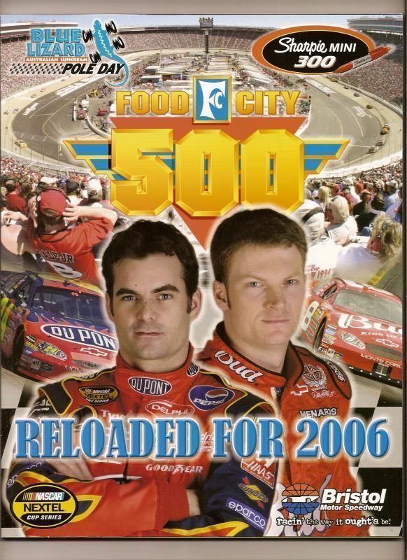 2006 Food City 500 Program Kurt Busch win Nascar - $25.11