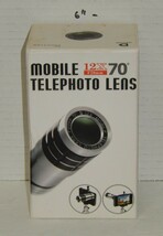 Mobile Phone Camera Lens Kit 12x F20mm Telephoto Optical Zoom Universal - $273.94 MXN