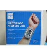 Medline LCD Digital BLOOD PRESSURE MONITOR Wrist Cuff Memory Reading Dat... - £11.76 GBP