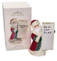 2009 Santas List Hallmark Keepsake Christmas Ornament Indoor Tree Decora... - $16.00