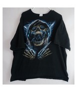 Delta Pro Weight Men&#39;s Graphic Tee Heavy Metal Grim Reaper T-Shirt Size 3XL - $24.35 CAD