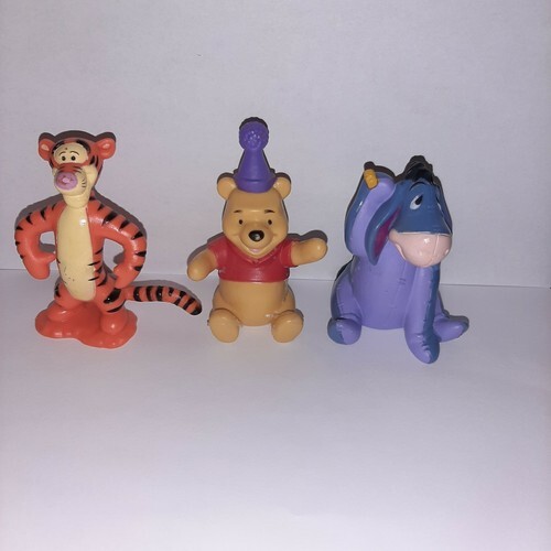 Vintage lot of 3 Disney Winnie the Pooh, Tigger, Eyeore 3" figurines Item image 4