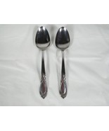 2 Soup Spoons Stainless Symphony Pattern By Excel - £19.48 GBP