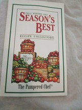 Vintage The Pampered Chef Season&#39;s Best Recipe Collection Fall / Winter 1997 New - £7.81 GBP