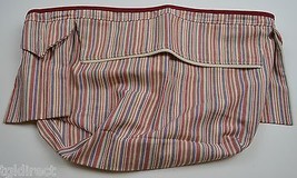 Longaberger Weekend Stripe Basket Liner Market Stripe Fabric Accessory - $12.59