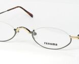 Vintage Renoma RE 2051 621 GOLD /ANTHRACITE UNIQUE EYEGLASSES GLASSES 46... - $111.63