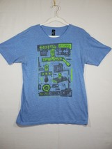 Loot Crate RICK &amp; MORTY Graphic T-Shirt Men&#39;s Size Medium- Blue - $6.99