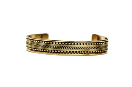 Ethnic Brass Filigree Bangle, Elegant Indian Tribal Bracelet for Woman - £17.56 GBP
