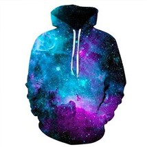 PL Cosmos Galaxy Space Hoodies For Women Men Streetwear  Clothing Hooded Sweatsh - £87.82 GBP