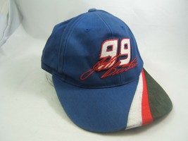 Jeff Burton 99 Roush Racing Hat Blue Snapback Baseball Cap - £11.61 GBP