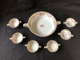 Antique german pordelain REINHOLD SCHLEGELMILCH nut set - £95.40 GBP