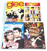 Glee: Season 1(Sealed), Glee Road To Sectionals, Grease &amp; Moulin Rogue DVD - £8.19 GBP