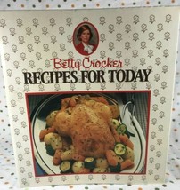 Vintage Betty Crocker Recipes for Today  2 Ring Binder - 1986 - £8.83 GBP