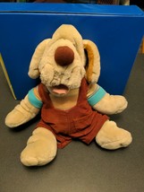 vintage Ganz Bros. 16&quot; Wrinkles dog blood hound puppet EXC. condition - £31.07 GBP