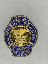 Life Member  NRA Nation Rifle Association Member Hat Lapel Pin - $15.84