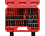 1/4 Inch Drive Master Impact Socket Set, 50-Piece, 6-Point, Sae/Metric, ... - £38.44 GBP