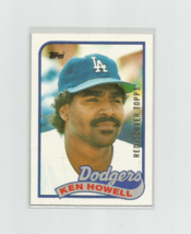 Ken Howell (Los Angeles Dodgers) 1989 Topps Buyback Rediscover Topps Card #93 - £2.39 GBP