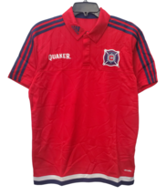 Adidas Chicagofire Mls Climacool Quaker Authenic Auf Feld Herren Polo He... - £31.51 GBP