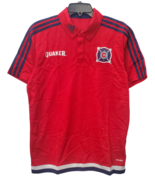 Adidas Chicagofire Mls Climacool Quaker Authenic Auf Feld Herren Polo He... - $758.18 MXN