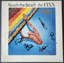 The Fixx Band Signed Album Reach The Beach Promo One Thing Leads To Anothor Jsa - £275.02 GBP