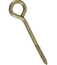 Hillman Hardware Essentials 322621 Forged Eye Lag Bolt 1/4 X3.75-Inch Gold - $11.23