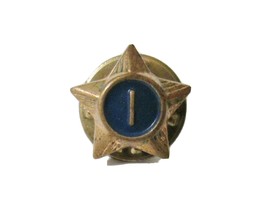 Vintage BSA Service Star Pin with Blue Enamel Ballou Back - £5.58 GBP