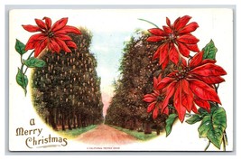Christmas Greetings From California Embossed Gilt UNP DB Postcard O18 - £4.60 GBP