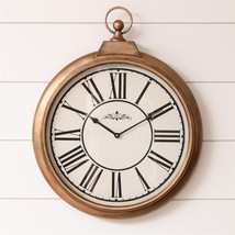 Brass Pocket Watch Wall Clock - 26 in High - £141.97 GBP