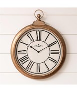 Brass Pocket Watch Wall Clock - 26 in High - $259.85 CAD