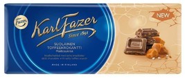Karl Fazer milk chocolate with salty toffee crunch 10 Bars 2kg / 70oz - $69.29