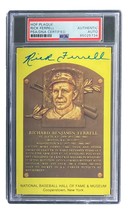 Rick Ferrell Signé 4x6 Boston Red Sox Hof Plaque Carte PSA / DNA 85025734 - £53.80 GBP