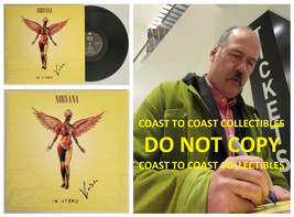 Krist Novoselic signed Nirvana In Utero album, vinyl COA exact proof autographed - £276.32 GBP