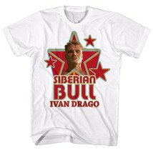 Rocky Ivan Drago Siberian Bull Men&#39;s T Shirt Dolph Lundgren Soviet Boxing - £18.60 GBP+