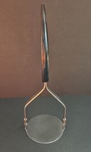 Vintage Potato Vegetable Food Masher With Solid Bottom Retro 1970s Stain... - $24.74