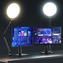 Ubeesize 10&quot; Key Light For Streaming, Desk Ring Light With, And Recording - $47.99