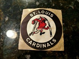 Vintage 1960&#39;s NFL St. Louis Cardinals Team Hickok Logo 3&quot; Sticker - £16.16 GBP