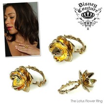 Disney Couture Princess &amp; Frog Flower Swarovski Ring~Sz 8.5**NWT!**RING Opens!!! - £26.08 GBP