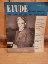 Etude: The Music Magazine, January 1954 Dr. Albert Schweitzer The Man &amp; Musician - £15.56 GBP