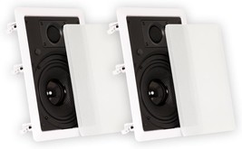 In-Wall 6&quot; Speakers For Home Theater By Theater Solutions, Model Number, White - £79.34 GBP
