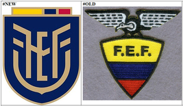 Ecuador National Football Team Ecuadorian FIFA Badge Iron On Embroidered... - £7.85 GBP