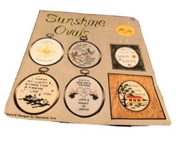 Cross Stitch Pattern Counted Booklet Sunshine Ovals  by Harriette Tew Vi... - £6.06 GBP