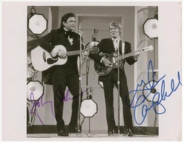 Glen Campbell &amp; Johnny Cash Signed Photo 8X10 Rp Autographed Music Legends !! - £15.04 GBP