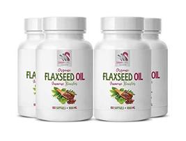 Flaxseed Oil for Skin - Flaxseed Oil Organic 1000mg - Cardiovascular Sup... - $55.39