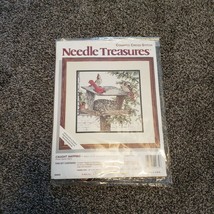 Counted Cross Stitch Needle Treasures Caught Napping 14 X 14 Frame Size Kit NIP - $21.99