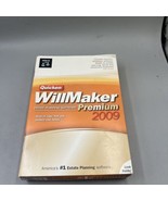 Quicken Willmaker Premium 2008 Estate Planning Software Windows 2000/XP/... - $20.33 CAD