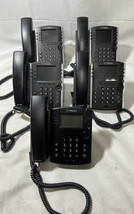 Lot Of 5 Polycom Vvx 410 Voip Poe Gigabit Hd Voice Phone 2201-46186-001 Complete - £94.42 GBP